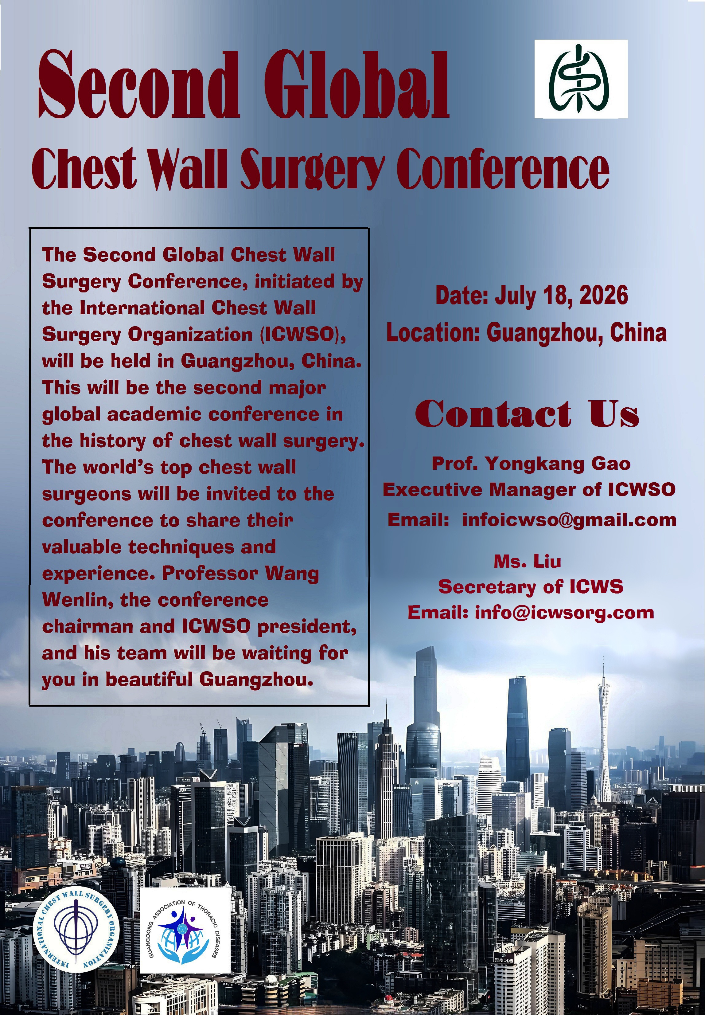 second global chest wall surgery conference
